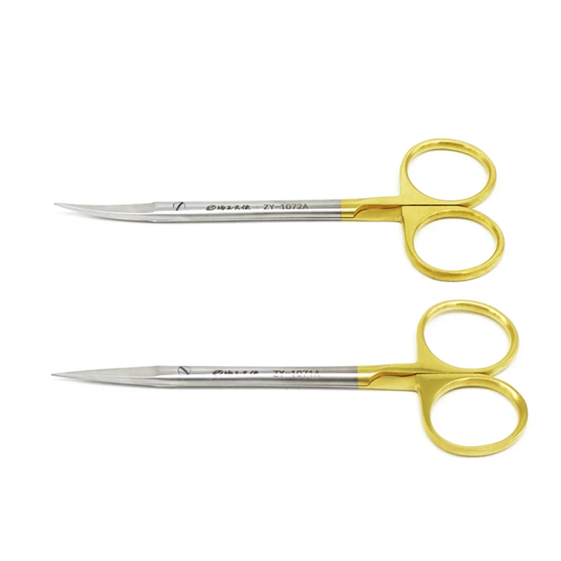 Tijeras médicas, tijeras de tejido oftálmico, eliminación de puntadas de párpado doble, tijeras pequeñas, hilo enterrado quirúrgico, apertura de tissu ocular
