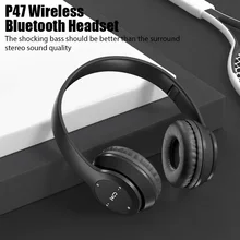 Stereo P47 Headset 5.0 Bluetooth Headset Folding P Series Wireless Sports Game Headset Wireless Headphone Sport Earphones Stereo P47 Headset 5.0 Bluetooth Headset Folding P Series Wireless Sports Game Headset Wireless Headphone Sport Earphones