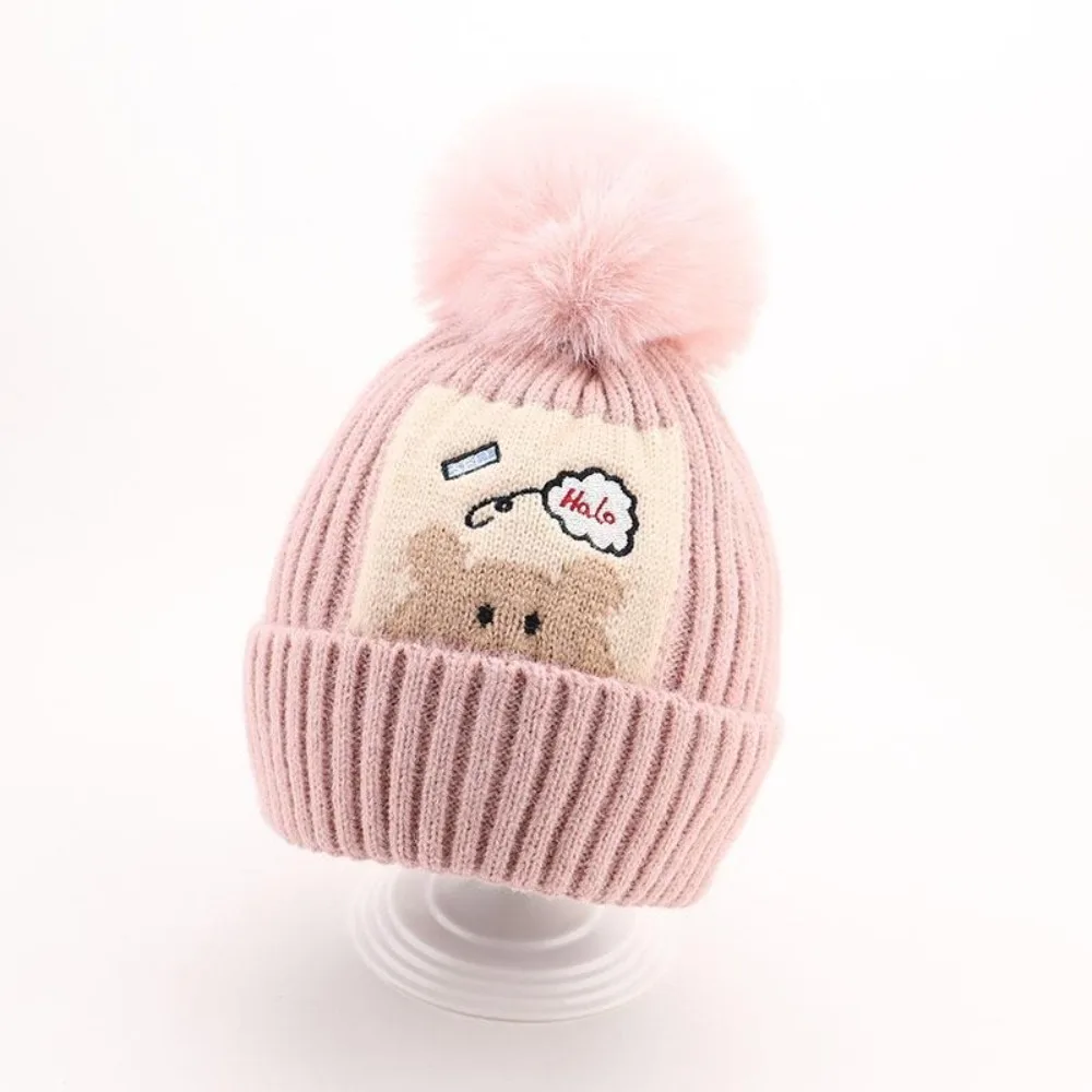 

Baby Wear Wool ​​Baby Warm Hat Soft Cute Dinosaur Children Beanies Kids Cap Infant