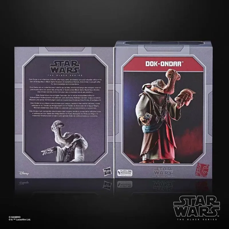 Hasbro Original Star Wars la serie negra Dok Ondar figura de Anime juguetes colección de adornos