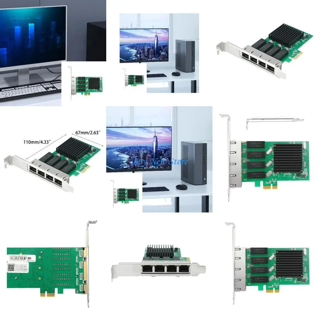 

20CE RTL8111H Chip Gigabit Ethernet PCI Express Card 10/100/1000M RJ45 LAN Adapter Converter Net Controller