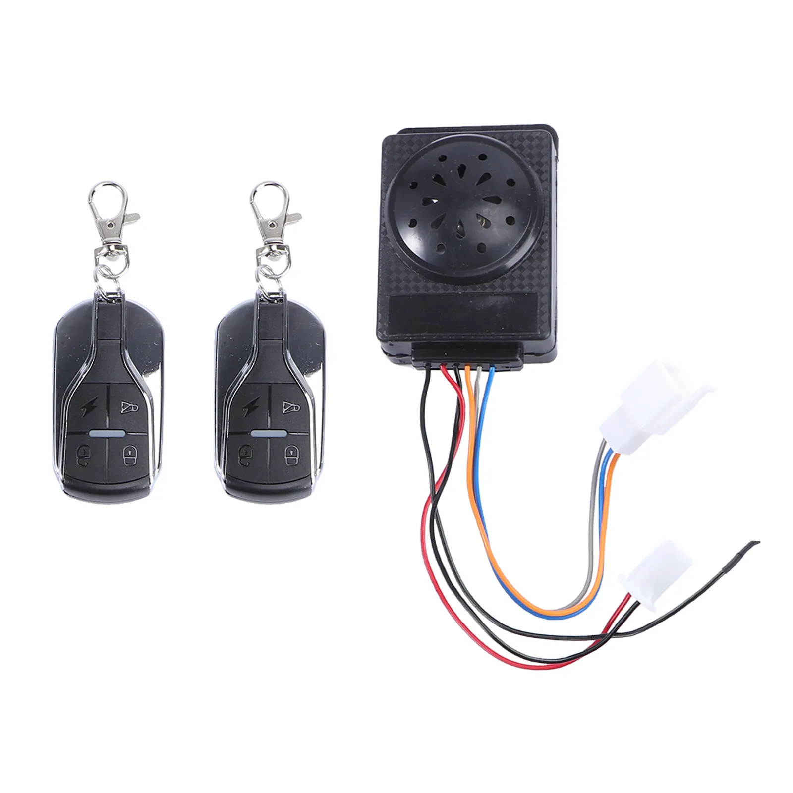 

3Pcs Motorcycle Security Alarm System Anti-Theft Horn Adjustable Sensor Remote Engine Start Arming Disarming Motorcycle Alarm