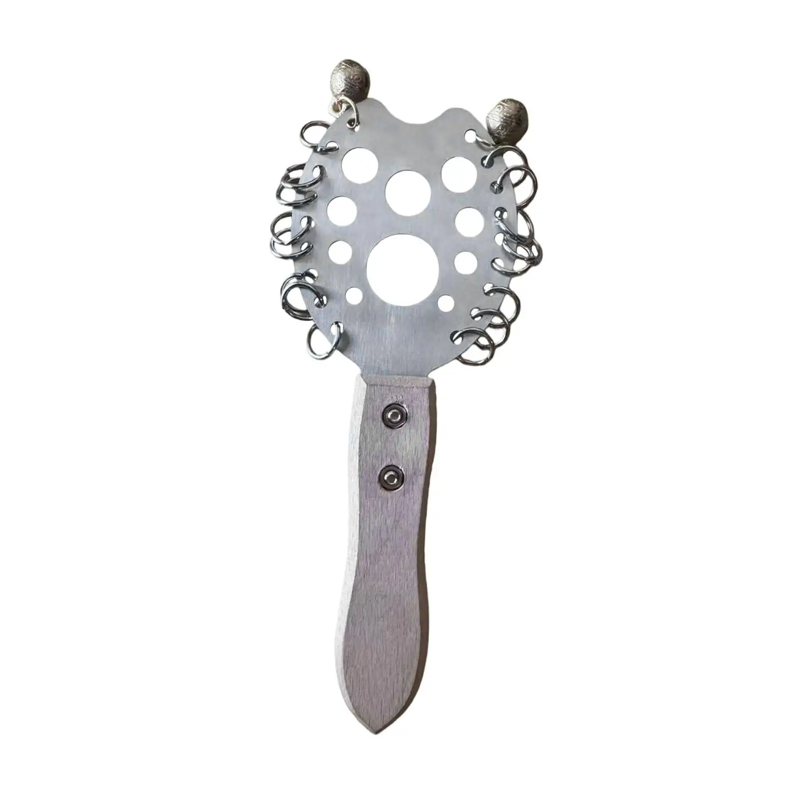 Hand Bell Rattle Shaker Instrument Percussion Accessory Durable Metal for Shaker Percussion and Gigs
