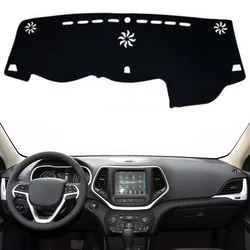 For Jeep Cherokee KL 2014 2015 2016 2017 2018 2019 2020 2021 Car Dashboard Cover Dash Mat Sunshield Protector Carpet Accessories
