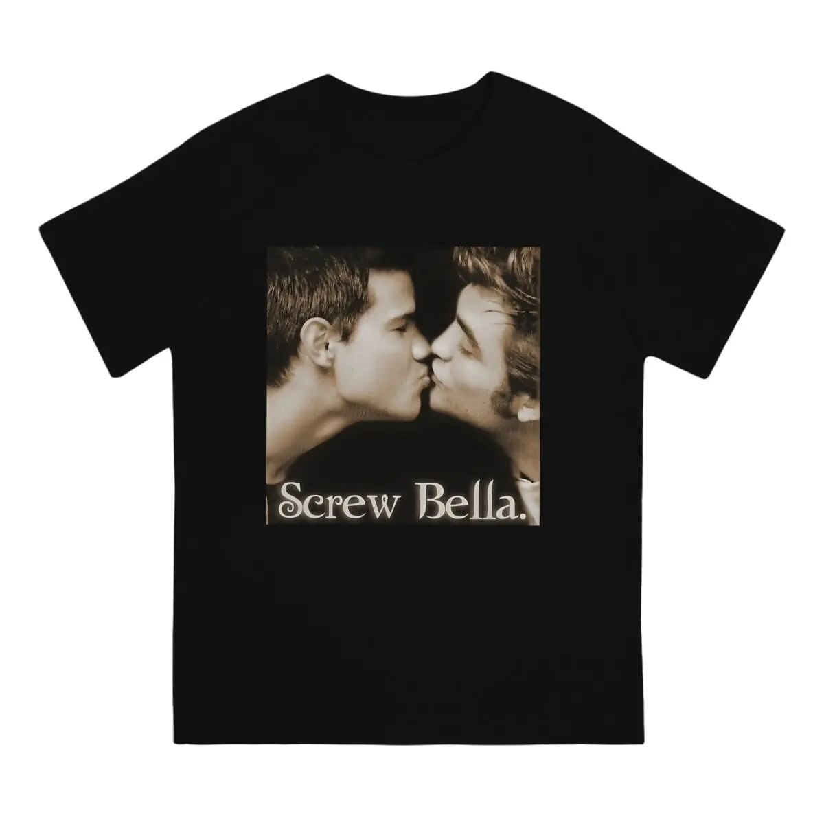 Screw Bella Men TShirt Twilight Crewneck Short Sleeve Fabric T Shirt Humor High Quality Gift Idea