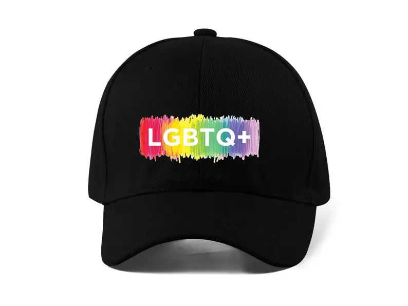 LGBTQ Plus Pride Love Is Love Unisex DTF Printed Logo Baseball Cap Dad Hat Sport Cap