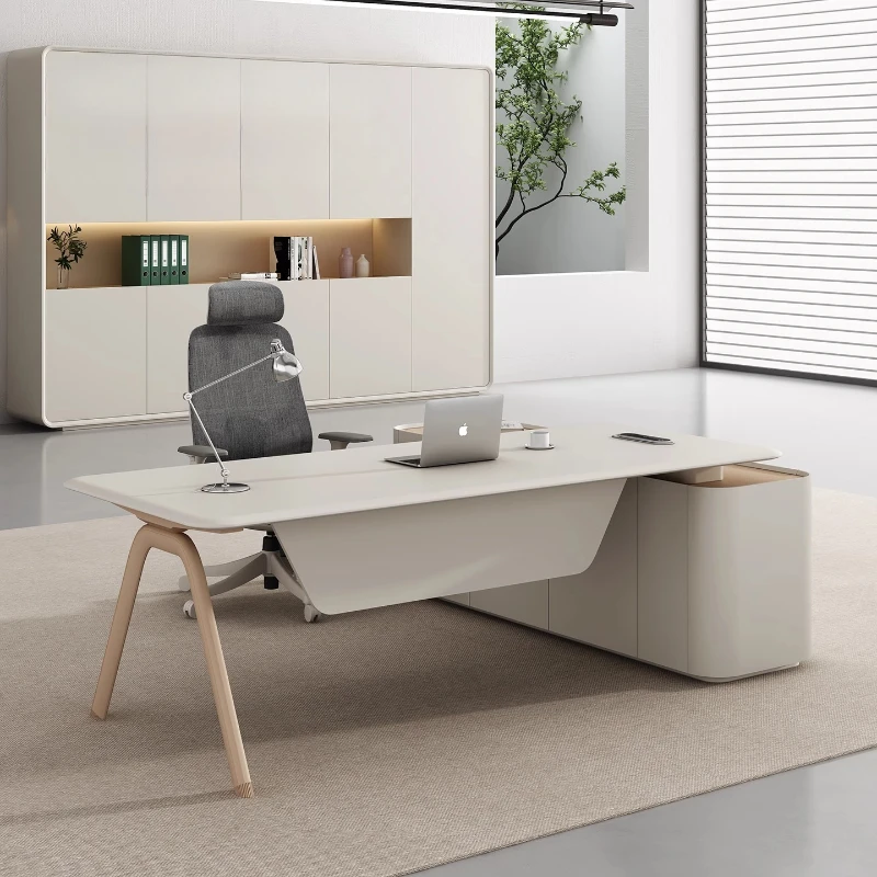 

Simple and atmospheric office table simple modern Sedentary nordic manager table design Lightweight mesa escrivaninha furniture