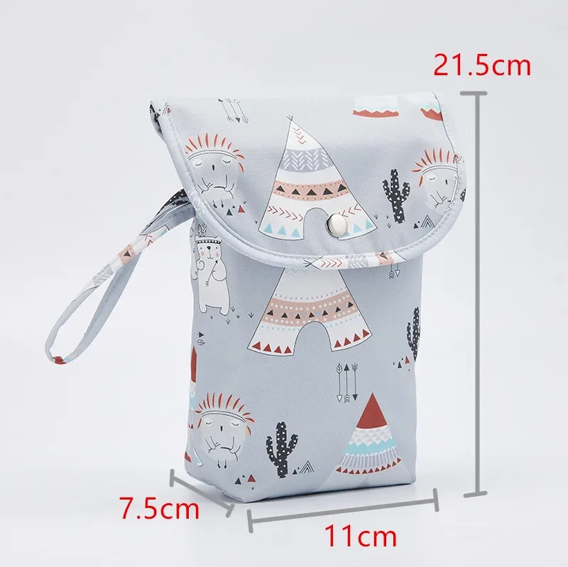 Waterproof Reusable Baby Diaper Bag Large Capacity Mommy Storage Bag