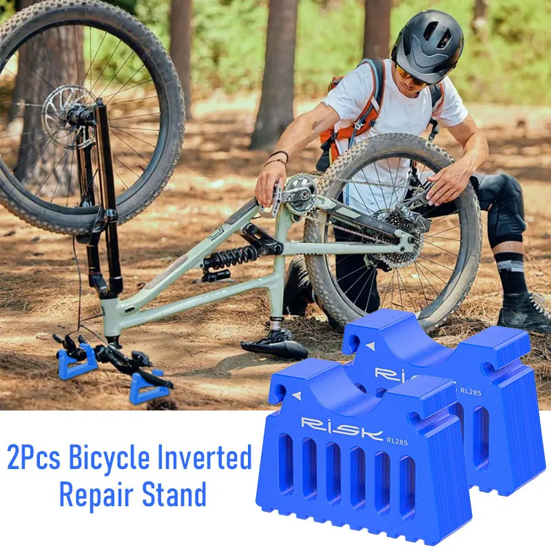 

Inverted Bike Repair Stand for MTB & Road Bikes Front Handlebar Support Stabilizer Bicycle Parking Maintenance Tool for Cycling