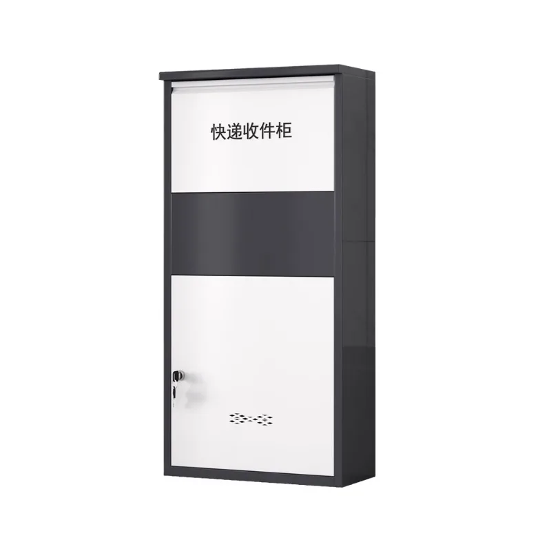 

Stainless steel personal cabinet home delivery cabinet outdoor self-extracting piece receiving large-sized express box at home.