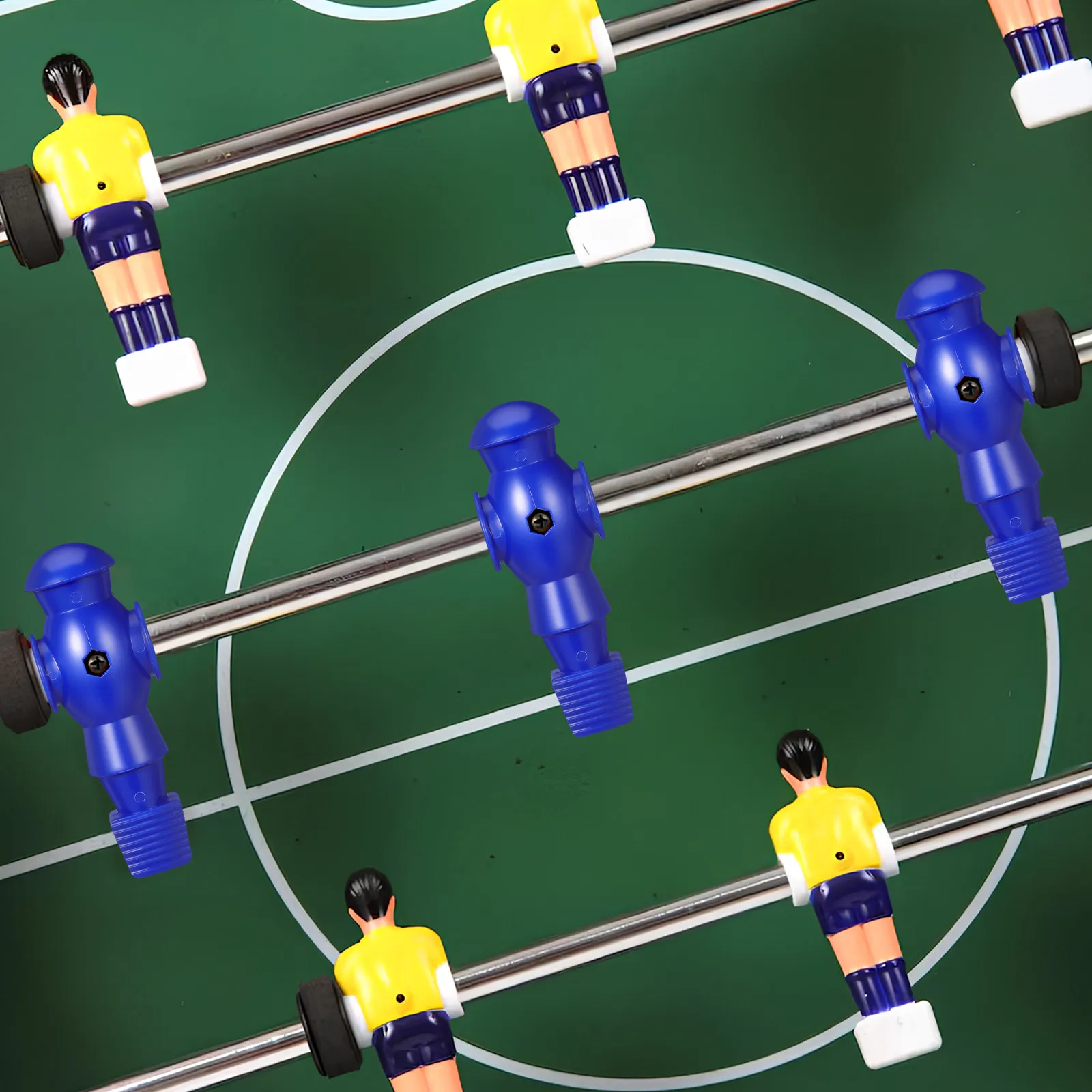 

4Pcs Table Football Soccer Player Lightweight Waterproof Resin Replacement Parts for Foosball Machine Foosball Player