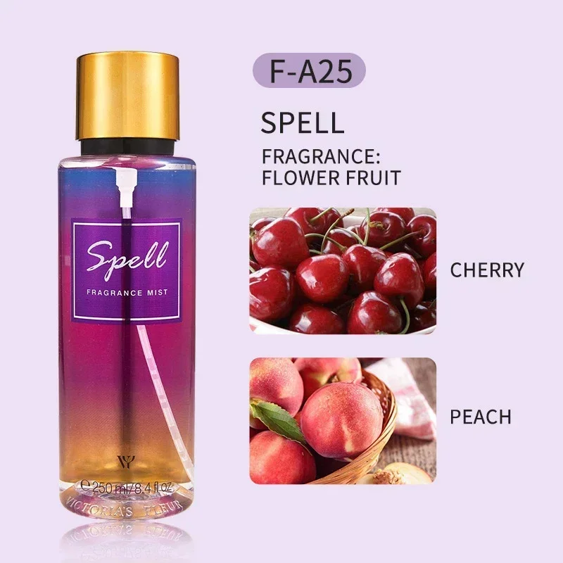 250ML Perfume Lure Floral Fragrance Charming Body Spray Woman Date Scent Long-Lasting Mist Car Air Freshener Anti Odor Deodorant