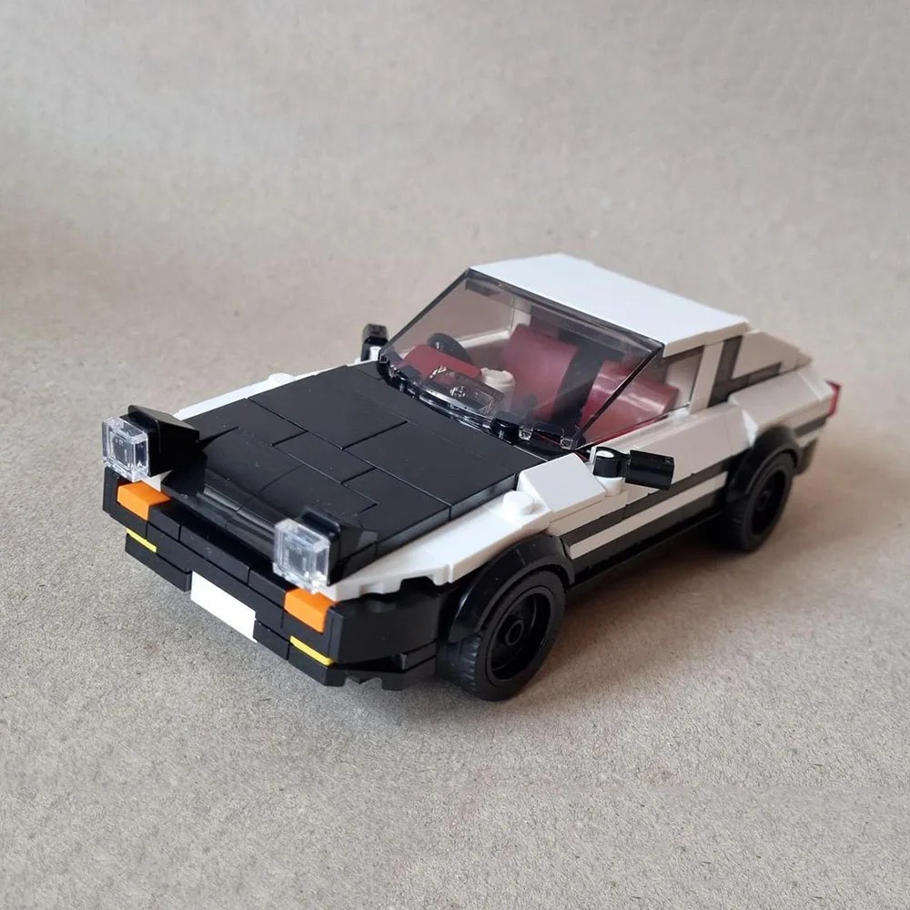 

Poladeer 303 Pcs AE86 Sprinter Trueno Champion series With Stickers Custom Assembled Building Blocks Model Toy Boy Holiday Gift