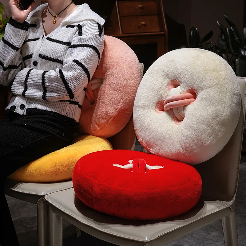 

Button Plush Toys Flower Heart-shaped Stuffed Pillow Home Decor 40/45cm Soft Sofa Cushion Throw Pillow Birthday Surprise Gifts