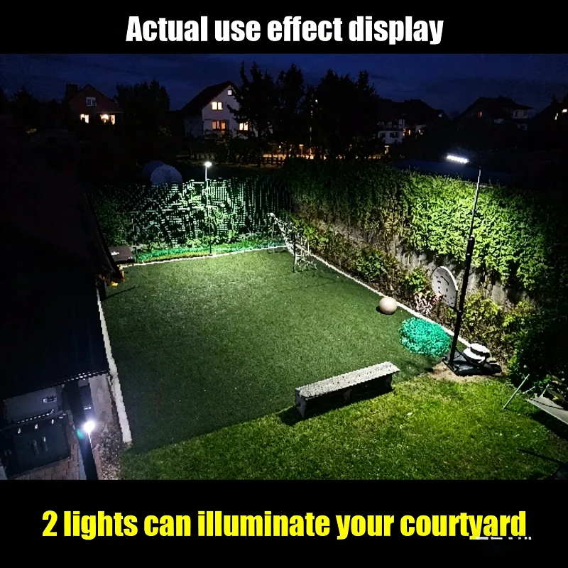 100000000LM 5000W Solar LED Outdoor Lighting Motion Sensor Super Bright Lamp Waterproof Solar Light Garden Street Patio Yard