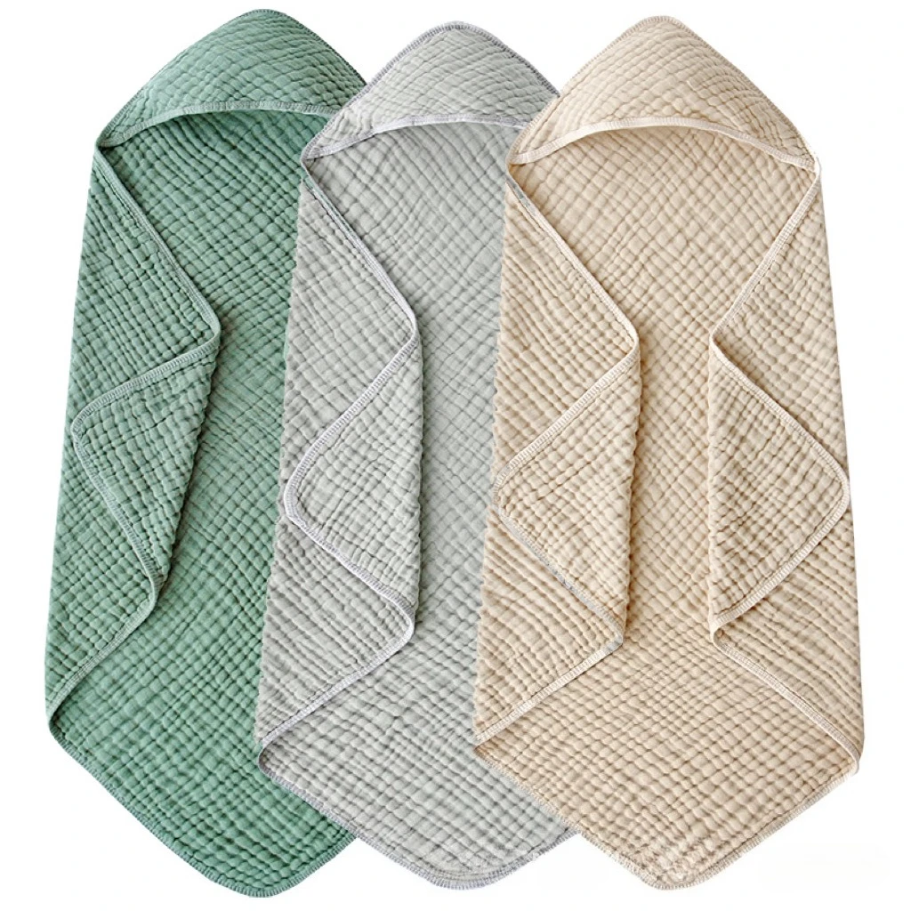 Garza di cotone Coperta fasciatoio per neonato Neonato in mussola super morbida Swaddle Wrap Asciugamano da bagno per neonati Coperte per la ricezione del bambino Articoli per biancheria da letto