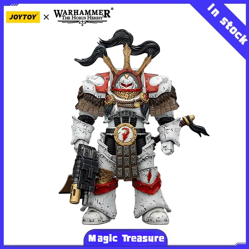 

【MT】JOYTOY Warhammer 40K White Scars Legion Praetor in Cataphractii Terminator Armour 1/18 Action Figure