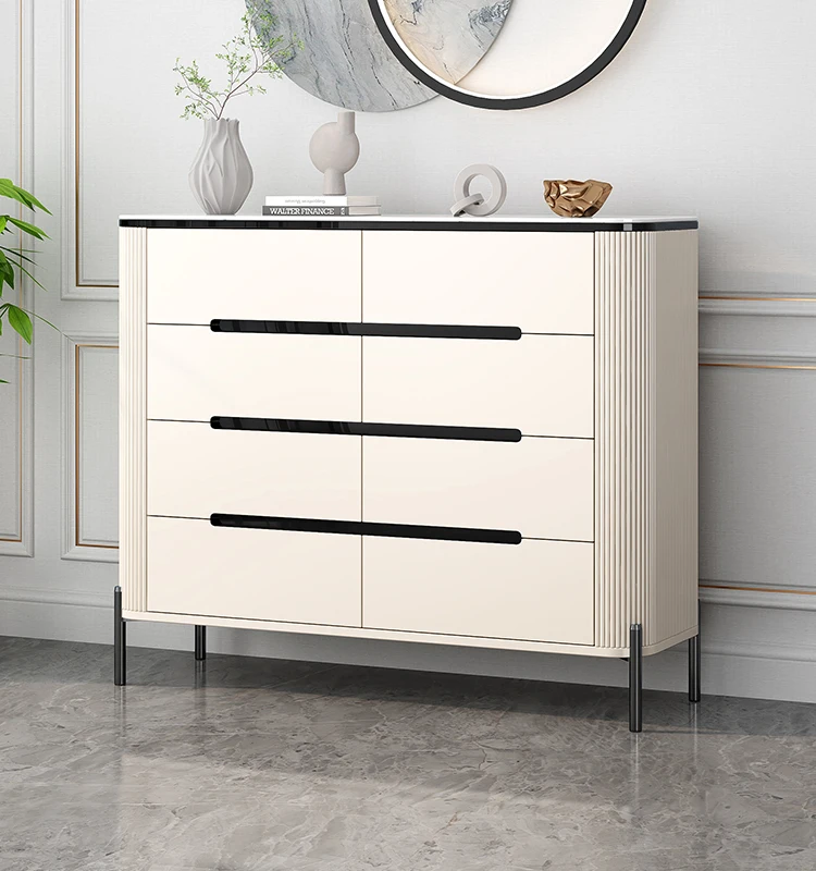 YY Light Luxury Nordic Chest of Drawers Simple Modern Living Room Locker Bedroom Storage Cabinet