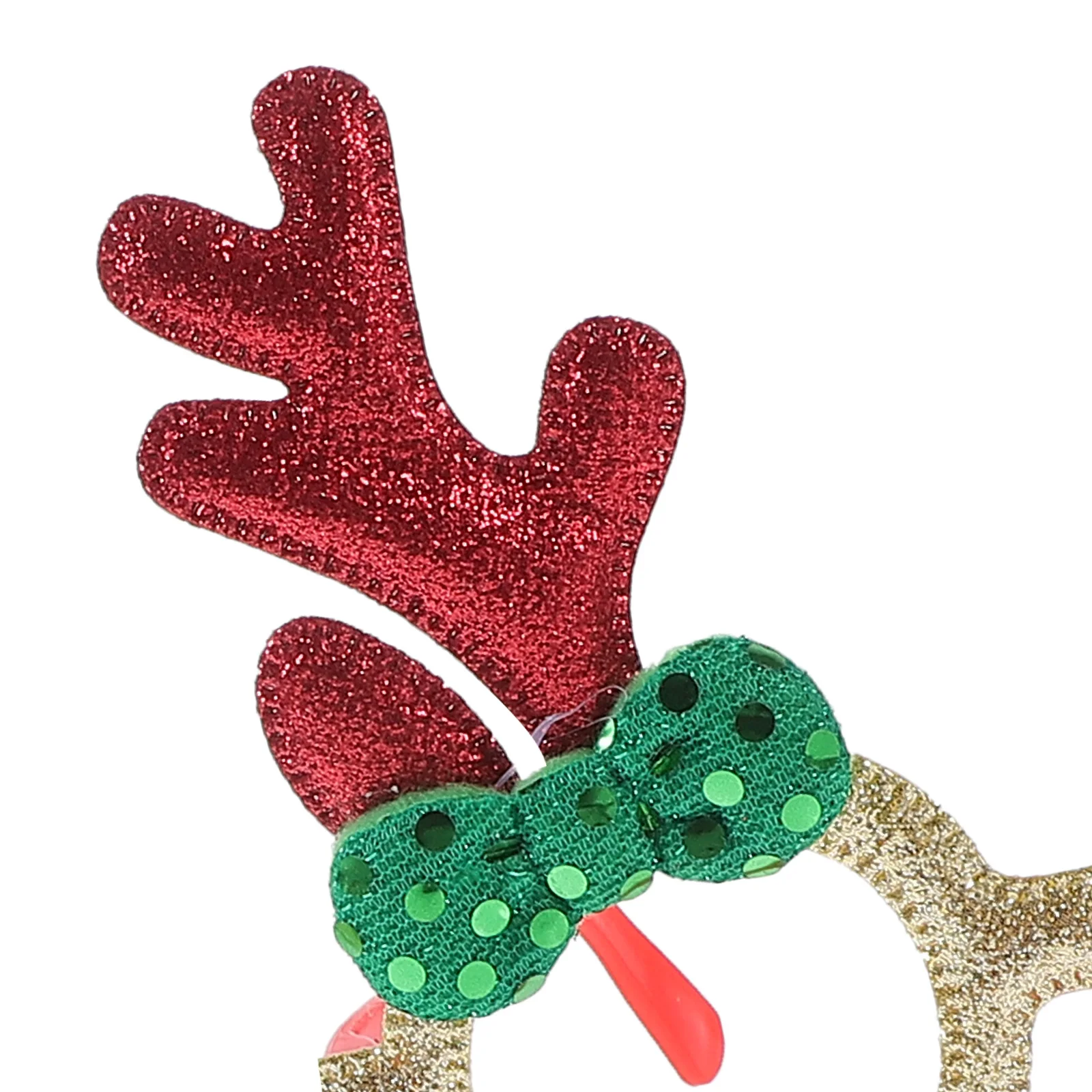 

12Pcs Christmas Glasses Hat Set Stylish Reusable Xmas Party Eyewear for Christmas Celebration Photo Booth Accessory Novelty Gift