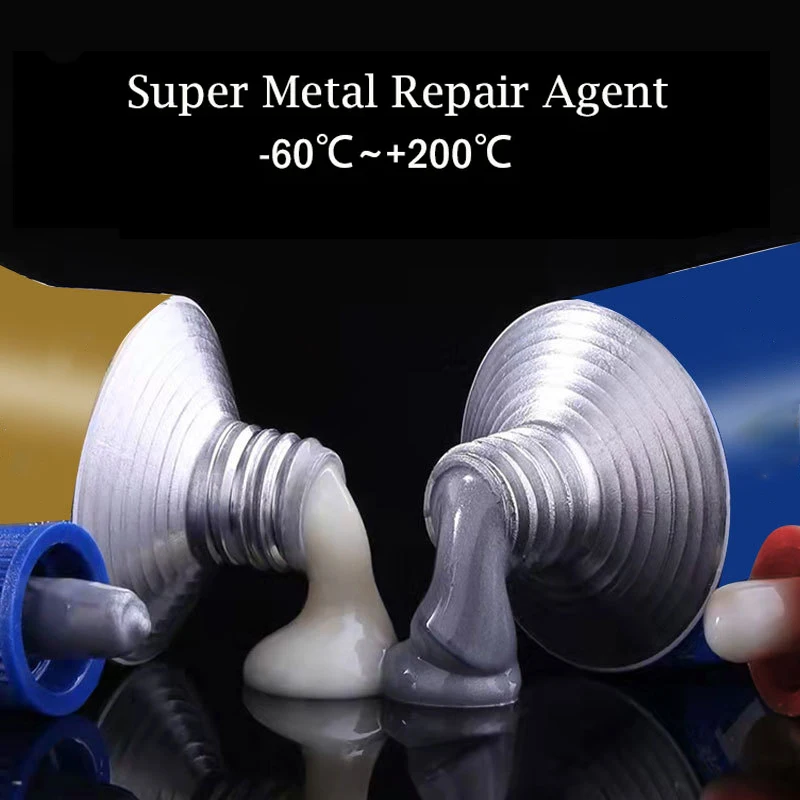 

Magic Repair Glue AB Metal Strength Iron Bonding Heat Resistance Cold Weld Metal Repair Adhesive Agent Caster Glue Welding Glue