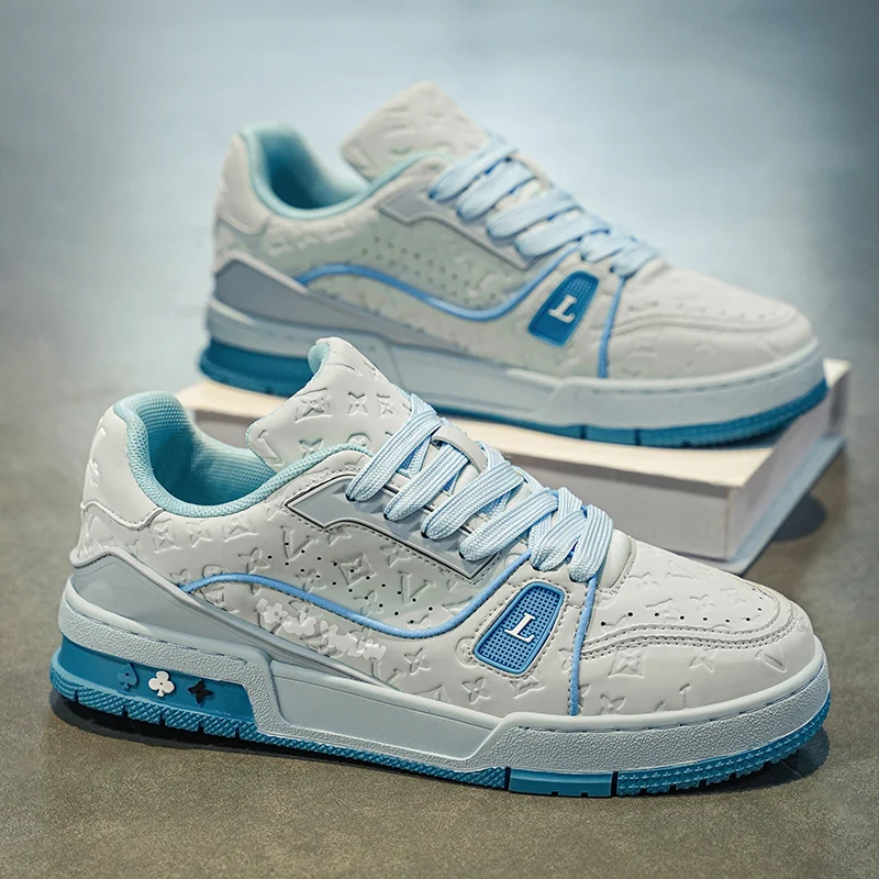 2025 Men's New Autumn White Sneakers - Breathable Casual Shoes, Couple Style, Trendy & Best Selling