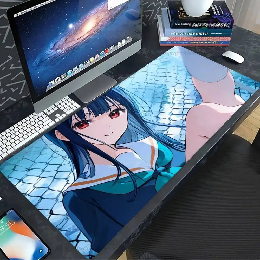 Yoroizuka Mizore Anime Mousepad Non-slip Suitable For Office Computers Laptops E-sports Game Desk Mats XXL Keyboard