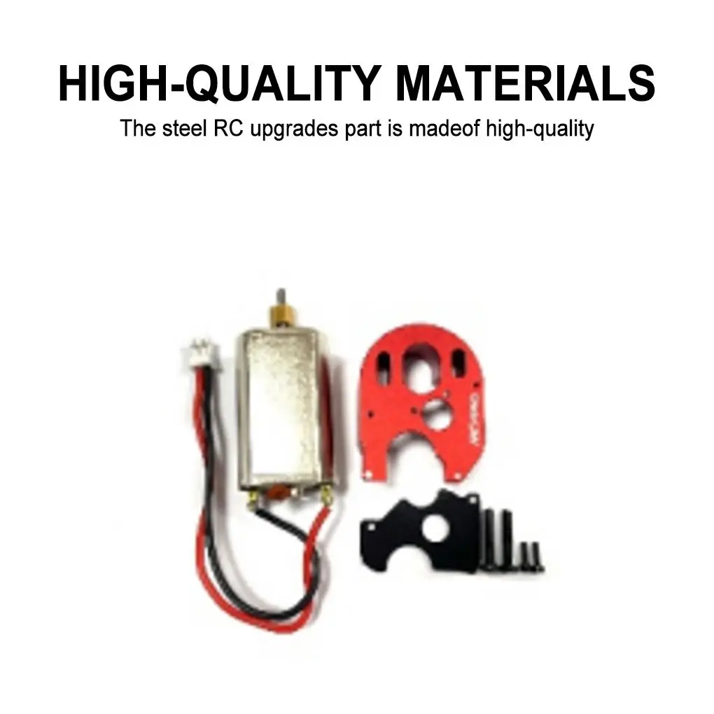 มอเตอร์ RCGOFOLLOW และฐานมอเตอร์ อะไหล่รถบังคับวิทยุ มอเตอร์และฐานมอเตอร์แบบถอดได้ สำหรับรถบังคับวิทยุ 1/24 Scx24 Crawler อะไหล่อัพเกรด