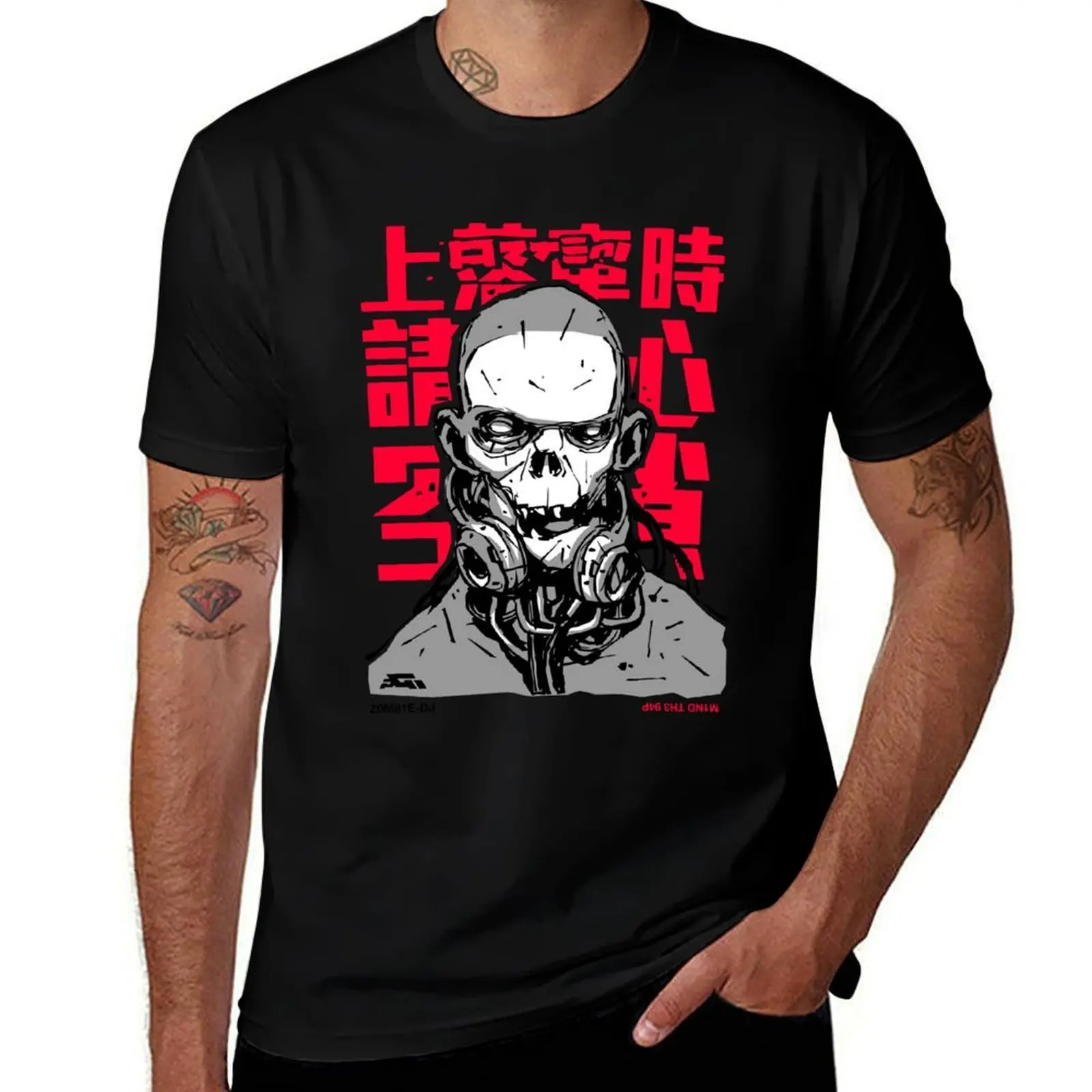 

Zombie DJ T-Shirt t shirt man luxury cotton t shirt man T-Shirt