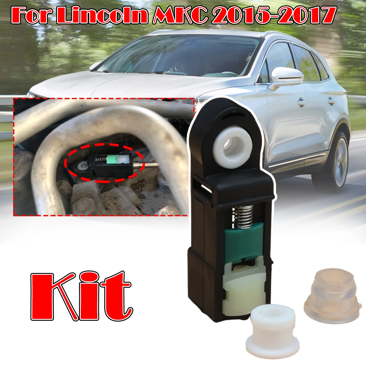 

3cs/kit Shift Cable Bushing For Lincoln MKC 2015-2016 2017 Fusion Automatic Transmission Linkage Rod End Repair Grommet Connect