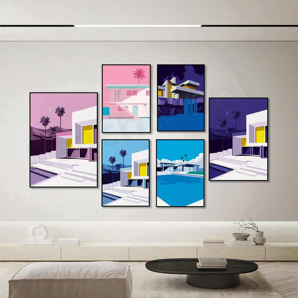 california, palm springs, west coast, chrysler building, skyscraper, kaufman house, usa, architecture