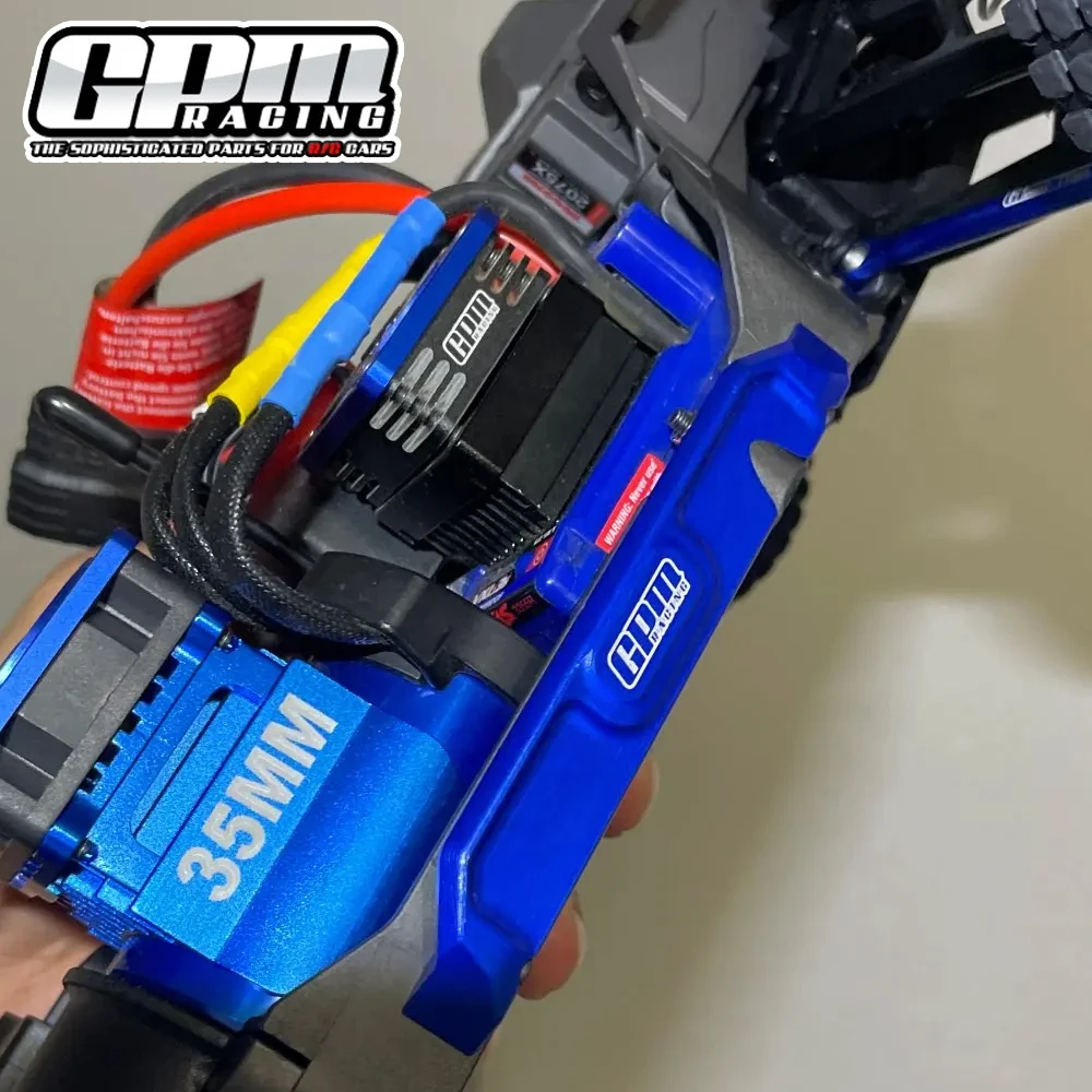 GPM for TRAXXAS Mini Maxx 107154-1 MINI XRT 108076-1 RC Car Metal 7075 Alloy Chassis Nerf Bars Side Skid Pedal Footplate 10723