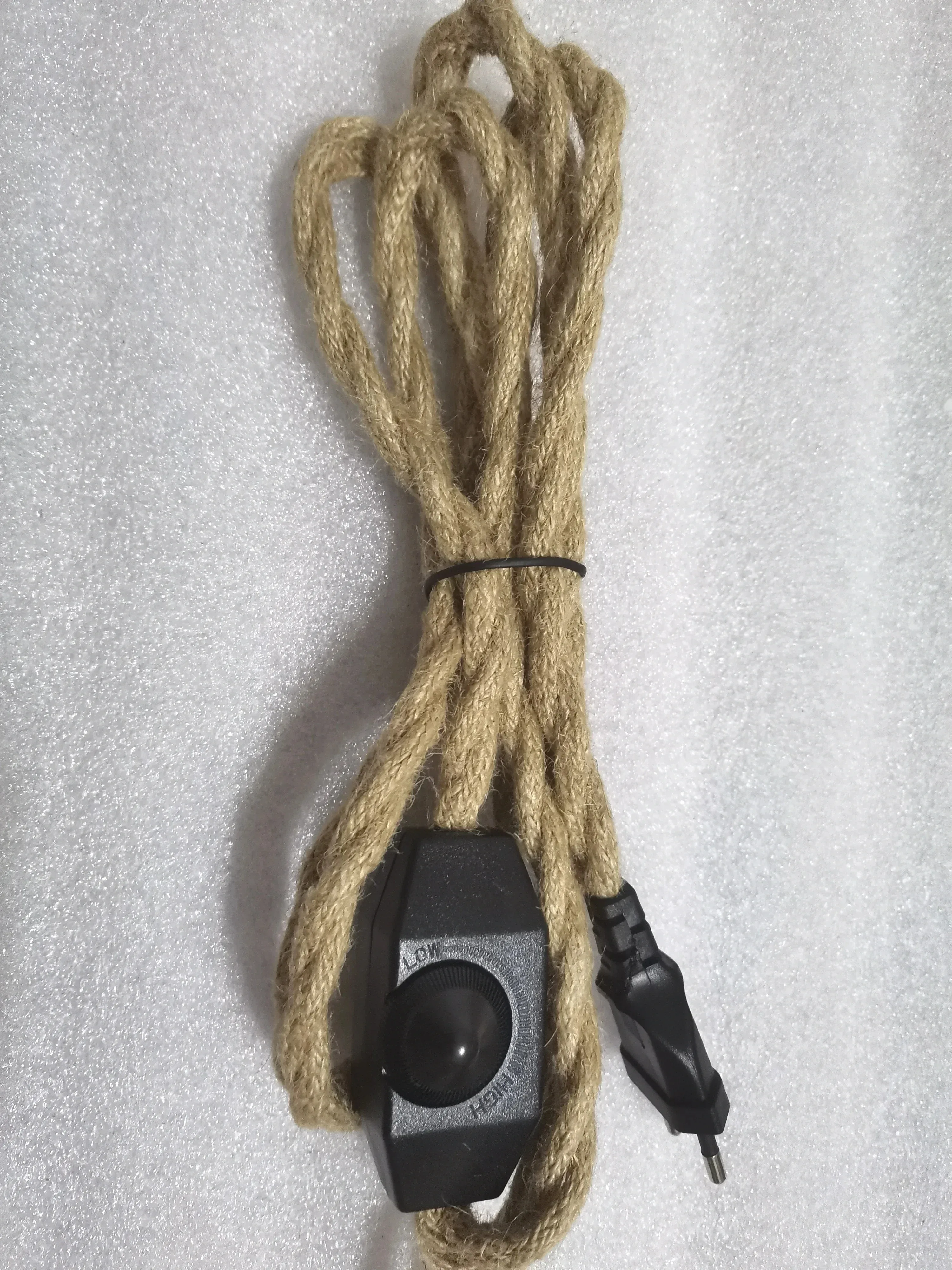 

EU Plug Power Cord Vintage Hemp Cord 2Meters 3Meters Convered With ON/OFF Switch For Retro Pendant Light Design Lighting Decor