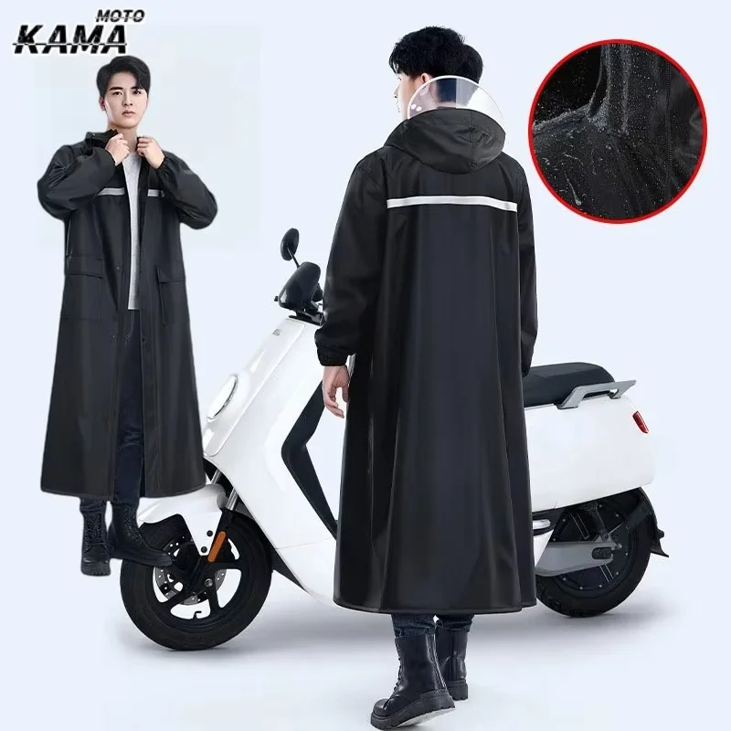 Long Raincoat Full Body Rainstorm Proof Outdoor Men's Single Woman Adult Raincoat Electric Motorcycle Poncho