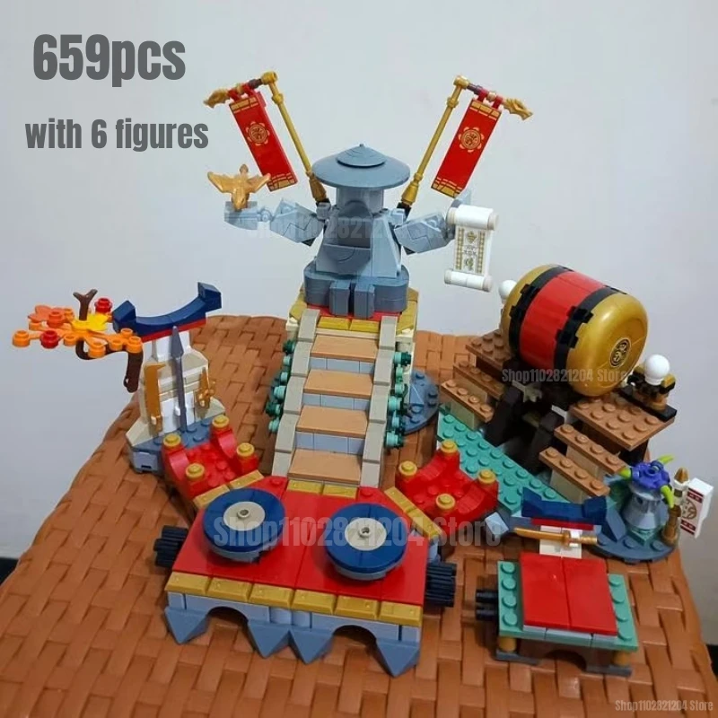 Ninja Creative Series Arena Phantom Building Blocks Модель Кирпичные игрушки для детей Подарок