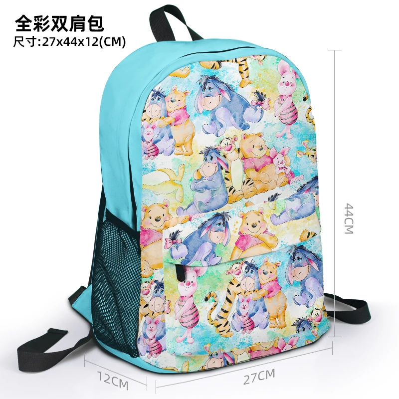 Imagem -05 - Disney o Pesadelo Antes do Natal M7731 Anime Personalizado Mochila Mochilas Bolsa dos Desenhos Animados Viagem Presente