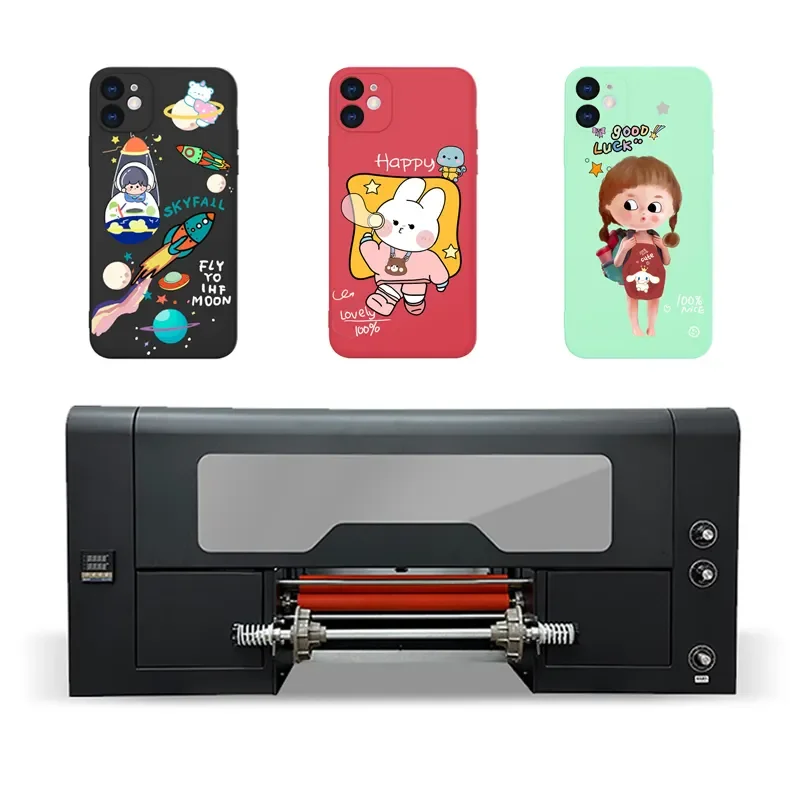 Phone case printing machine A3 uv dtf printer mini labels printer for suppliers on stickers printing