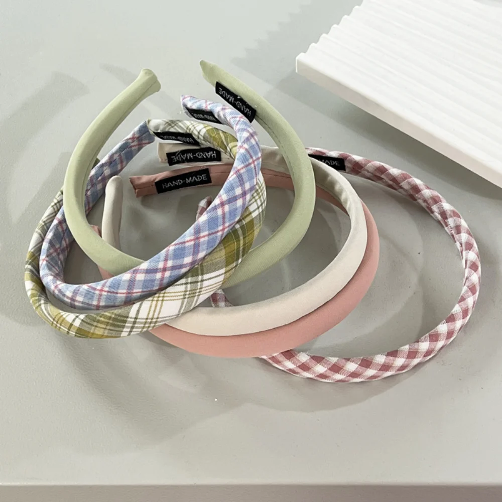 Обруч для волос в клетку для девушек