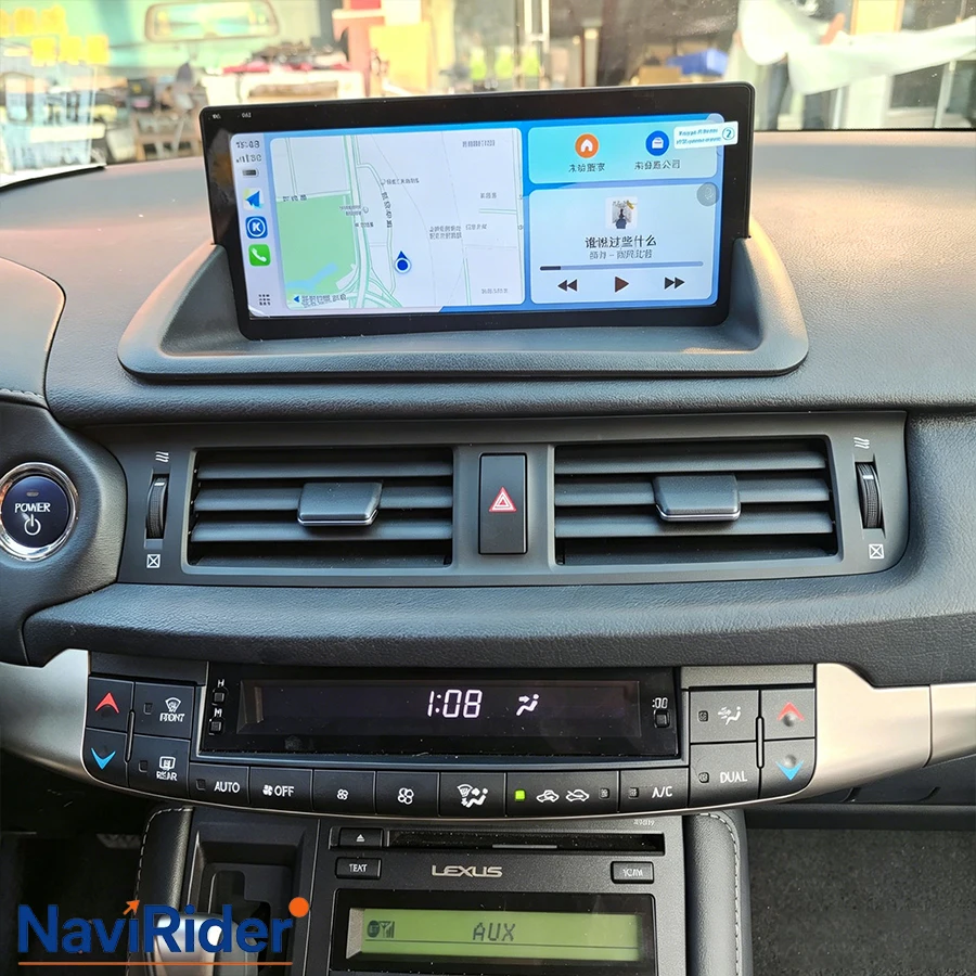10.25inch Qualcomm 665 Android Screen For Lexus CT200h CT200 CT 200h 2012-2020 Wireless CarPlay GPS DSP Stereo Multimedia Player
