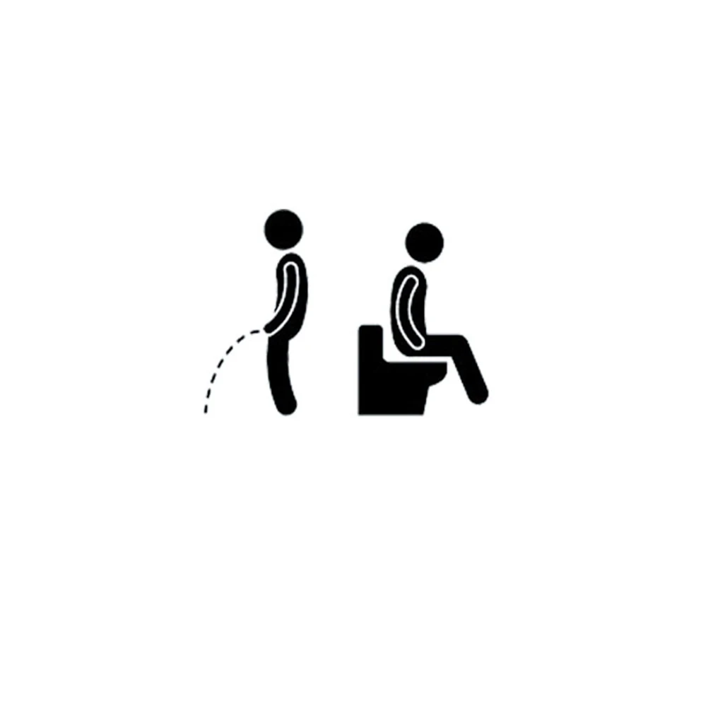 

5pcs PVC Toilet Sticker Decor Bathroom Decals Home Decoration Adhesive Stickers Easy Apply Remove Party Festival Use