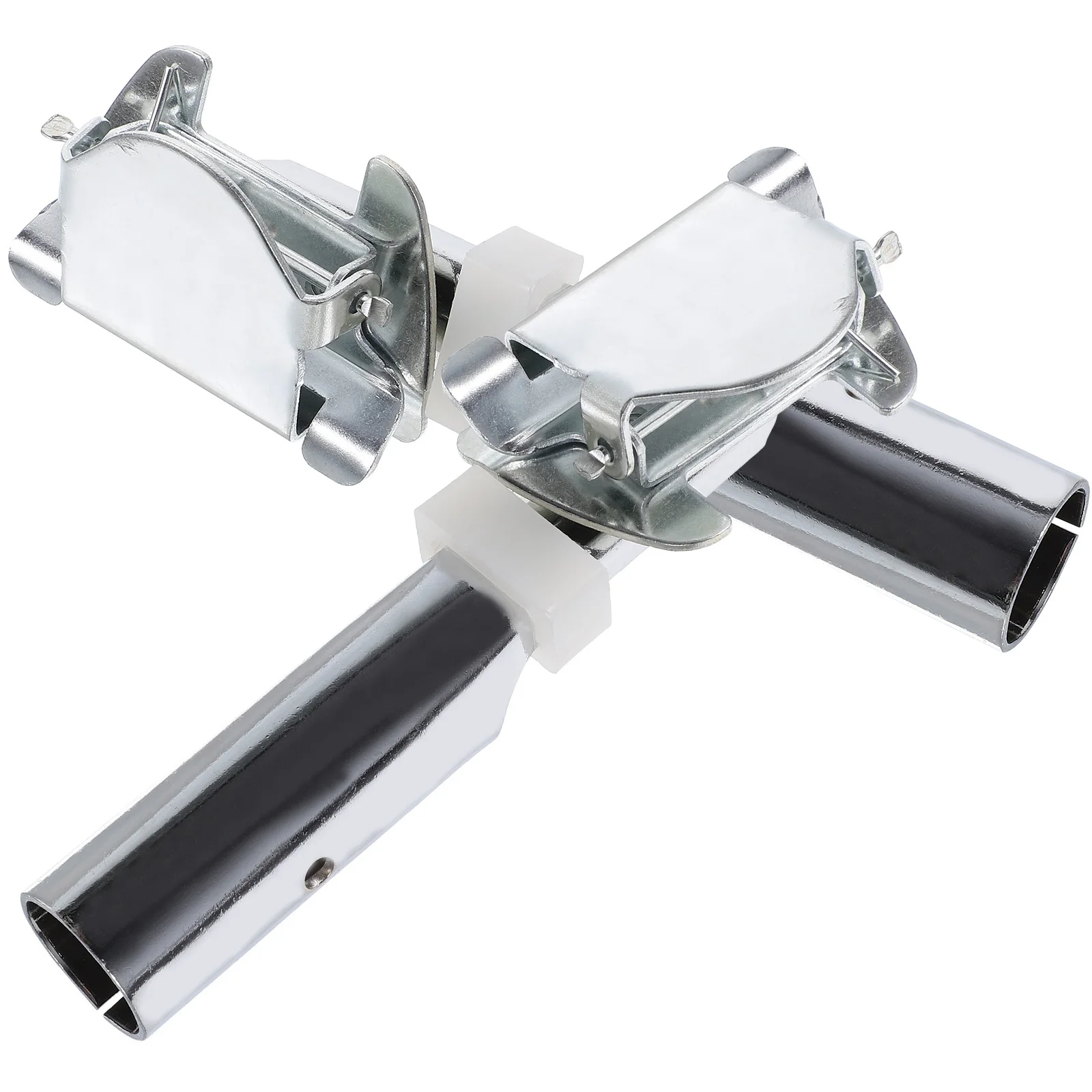 

2pcs Stick Clamp Metal Mop Rod Clip Replacement Mop Head Adapter For Floor Cleaning Household Broom Pole Clamp Tool