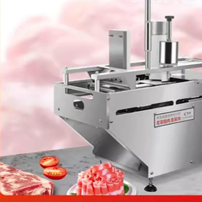 

Автоматическая двухтрубная коммерческая мясорезка для жирной говядины и баранины из нержавеющей стали для замороженного мяса
