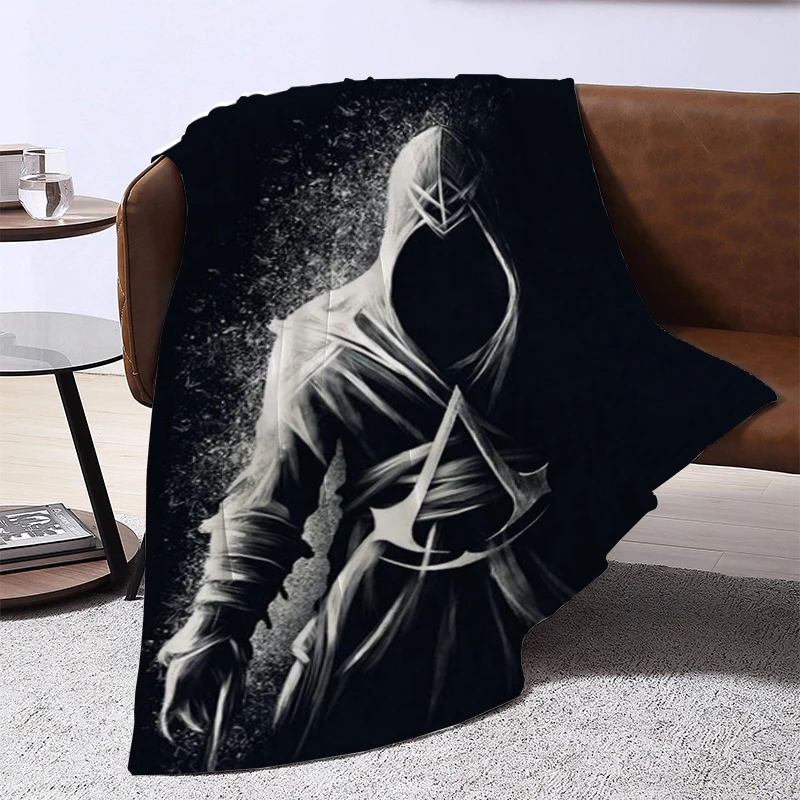 

Custom Blanket Sofa Winter A-Assassins Creed Fluffy Soft Blankets for Beds 3D Printing Machine Washable Throw Bed & Throws Furry