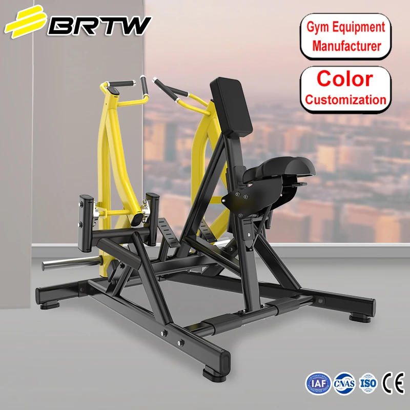 Commercial Gym Equipment Plate Loaded Strength Machine Gym Sports Training Seated Iso-lateral Rowing Machine