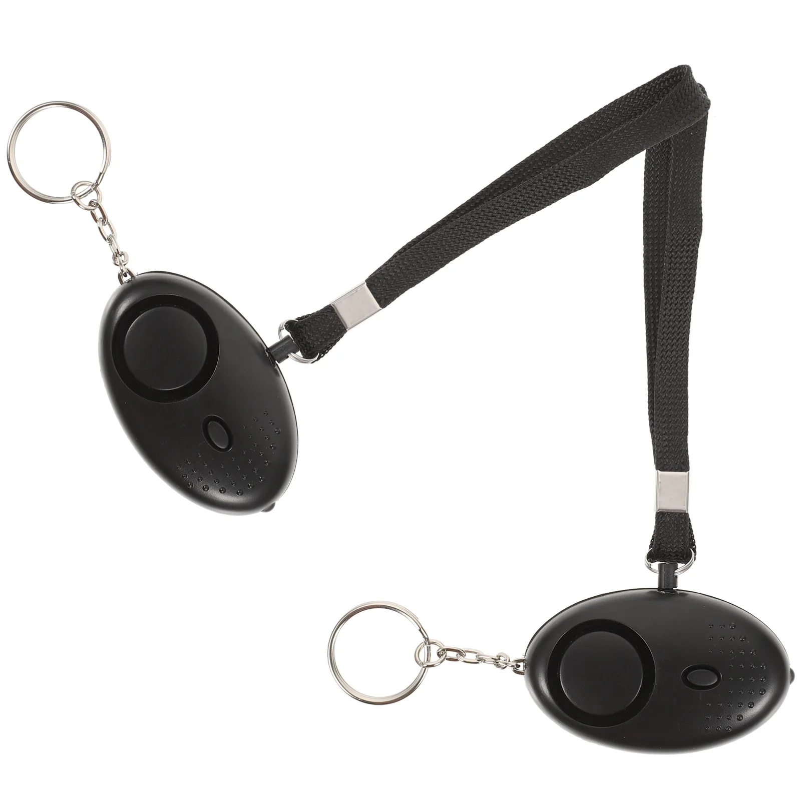 2 pcs 130Db Personal Alarm Emergency Security Led Light Safety Device For Women Elderly Joggers Night Workers