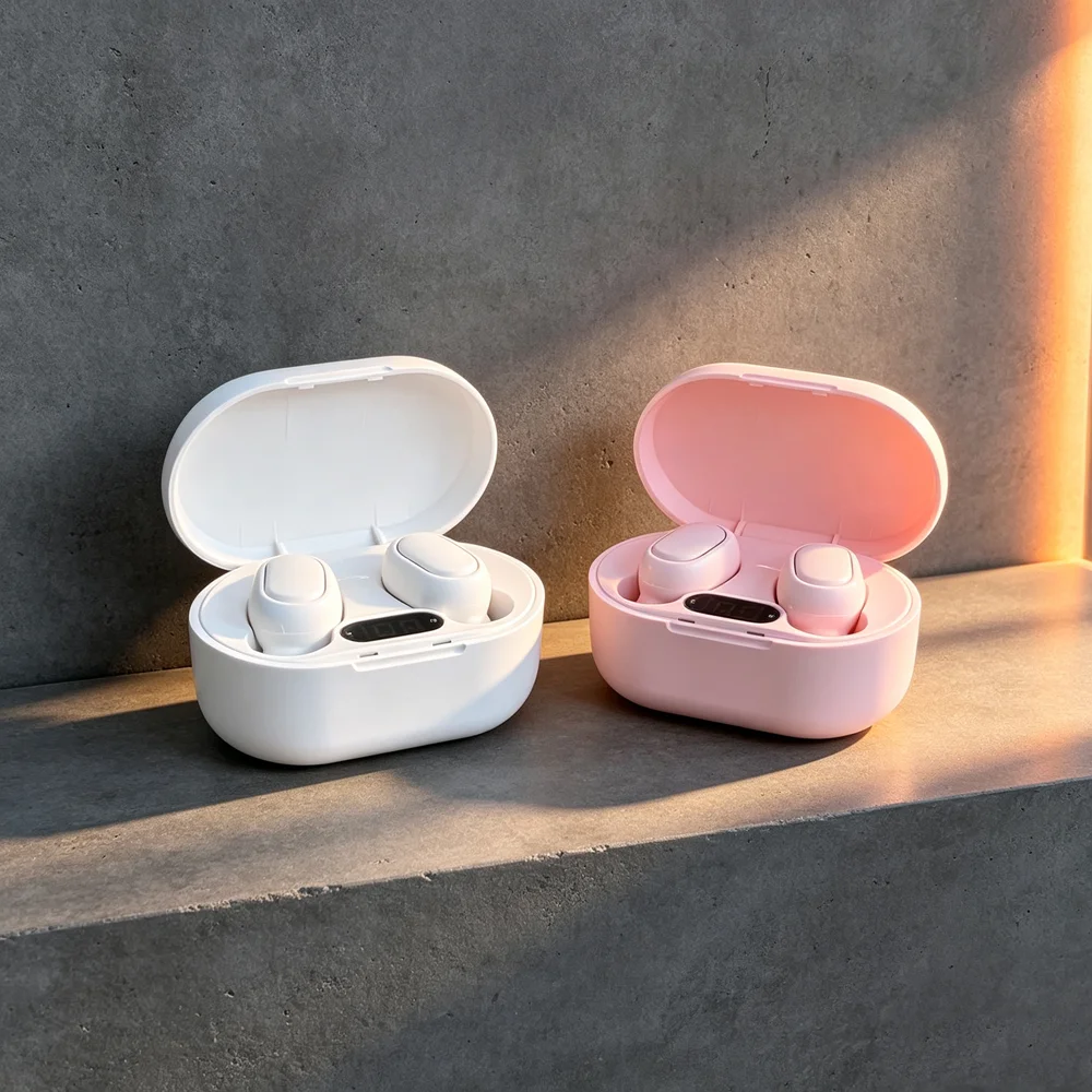 TWS Fone Bluetooth Earbuds Wireless Bluetooth Headset Premium Bluetooth Headphones Offer Exceptional Build and Finish