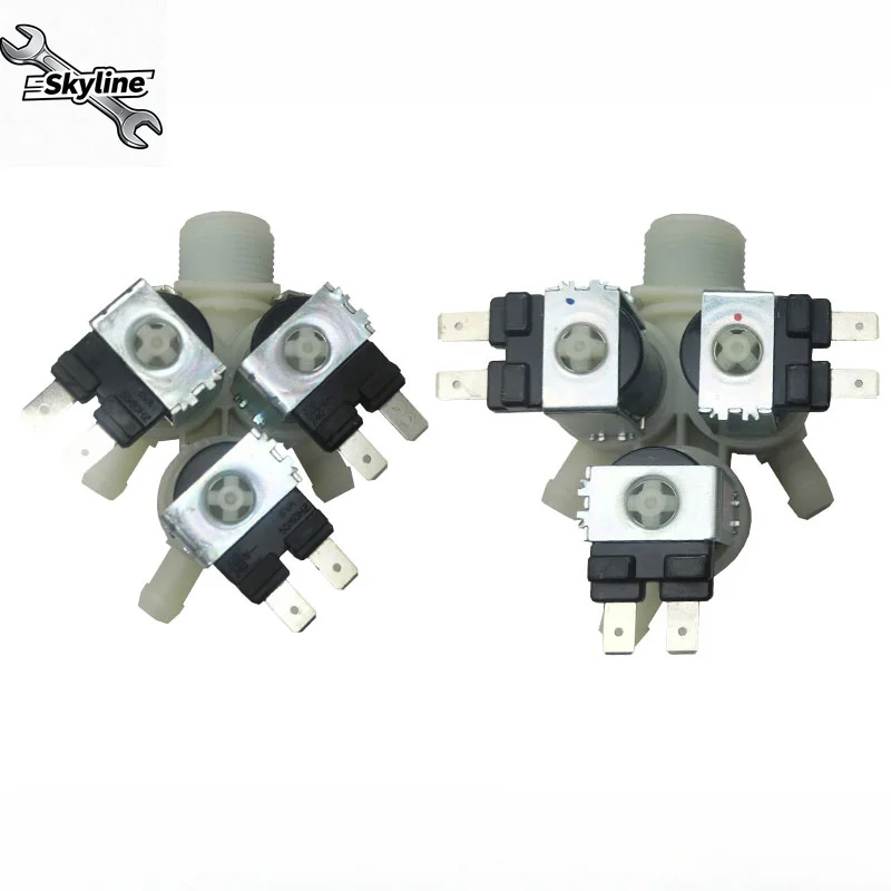 Water inlet solenoid valve XHQG80MJ201W 3-way water inlet valve for tumble dryer washing machine XHQG100MJ01
