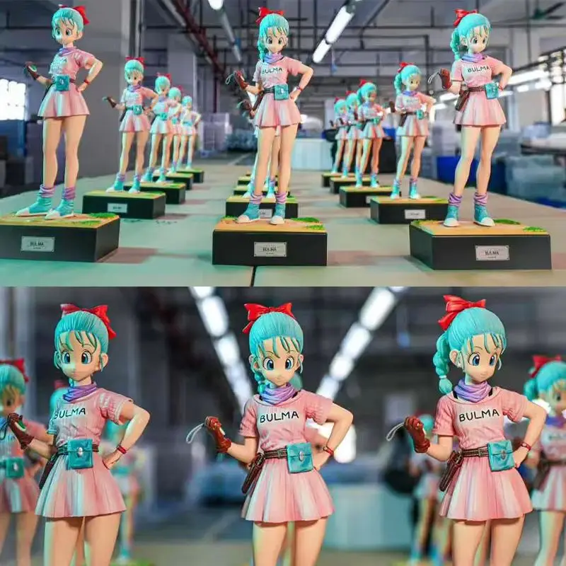 30cm Jt Studio Dragon Ball Anime Bulma Action Figures Childhood Series Pvc Statue Collection Model Doll Ornament Christmas Gift