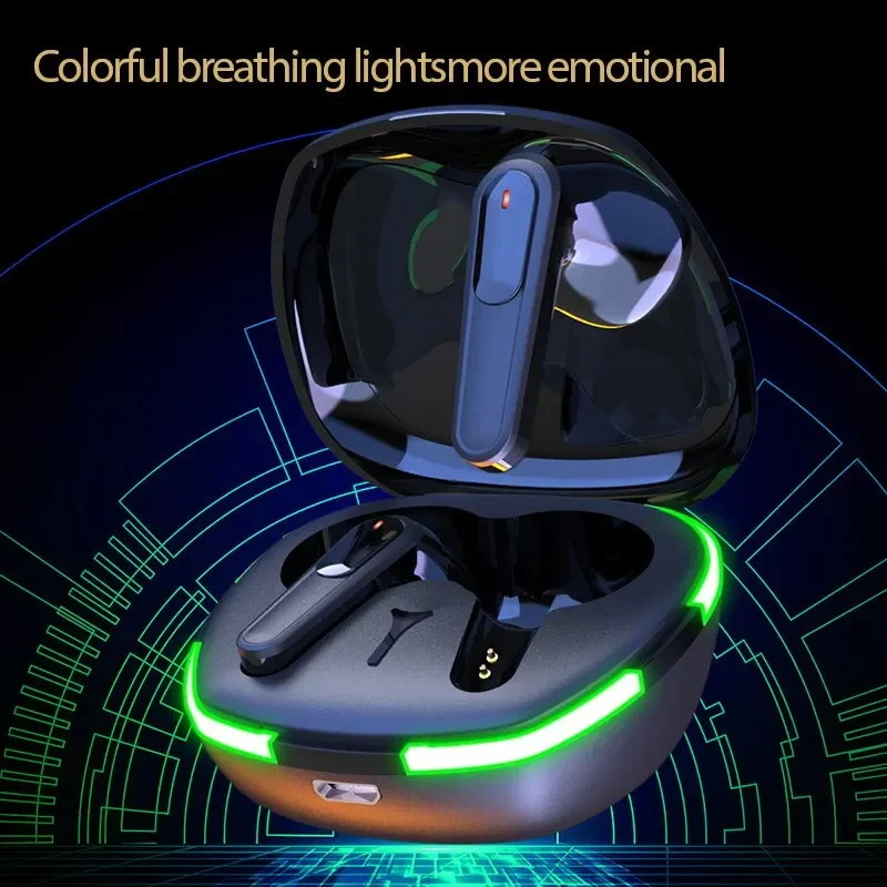 

PRO60 Wireless Headphones LED Noise-cancelling E-sports Wireless Bluetooth Headphones Gaming Music Headphones