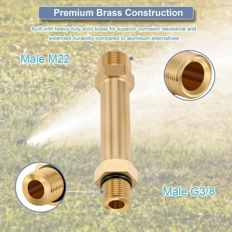 Heavy Duty Metal Pressure Washer Outlet Tube Replacement for 201497GS 190589GS M4YD