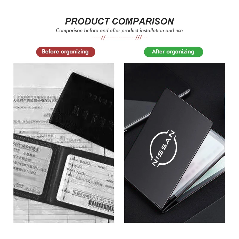 لنيسان سيارة القيادة وثيقة معرف بطاقة الائتمان رخصة القيادة محفظة قاشقاي جوك سنترا ألتيما فيرسا ماكسيما ألميرا روج